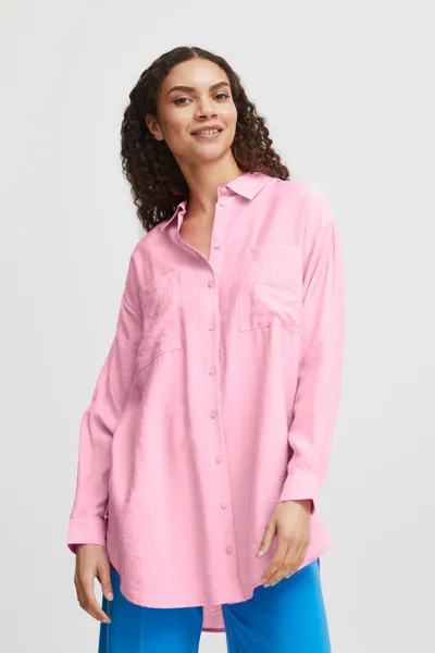 Блуза b.young Langarm BYIHALIEA LONG SHIRT, розовый