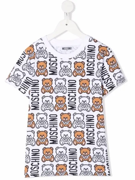 Moschino Kids футболка Teddy Bear