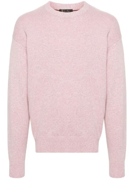 Loro Piana джемпер из меланжа Washiba, розовый