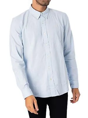 Мужская оксфордская рубашка Timberland Slim, синяя