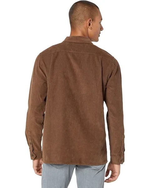 Рубашка Rhythm Corduroy Long Sleeve Shirt, цвет Chocolate