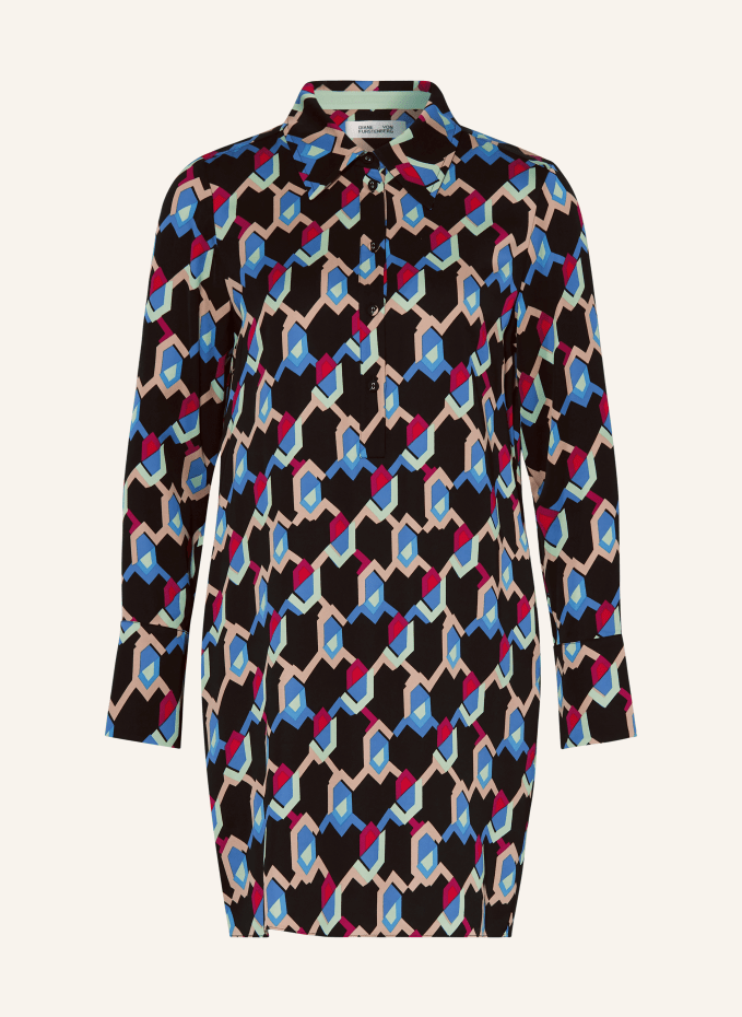 Атласное платье тамина Diane Von Furstenberg, черный