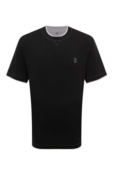 Хлопковая футболка Brunello Cucinelli
