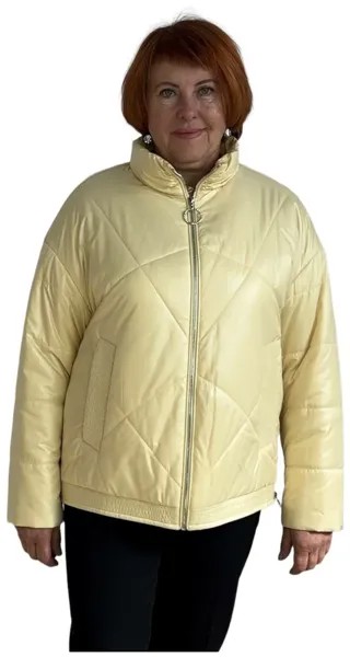 Куртка женская Astr 9781-4 желтая 56 RU
