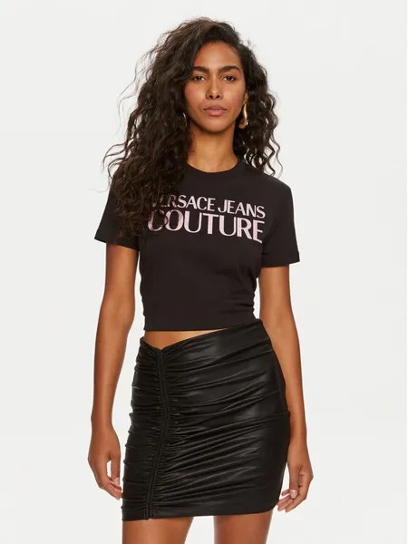 Футболка стандартного кроя Versace Jeans Couture, черный