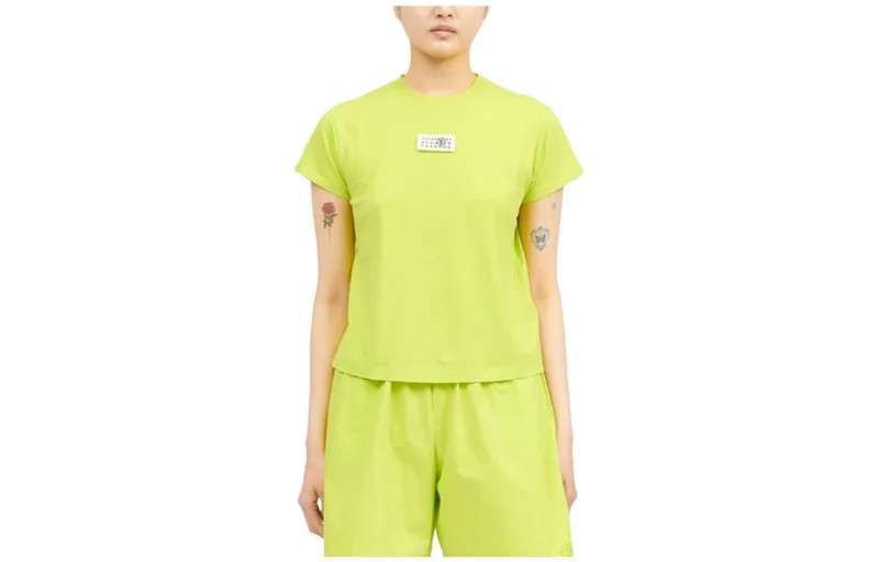 Футболка женская Brilliant Green Mm6 Maison Margiela