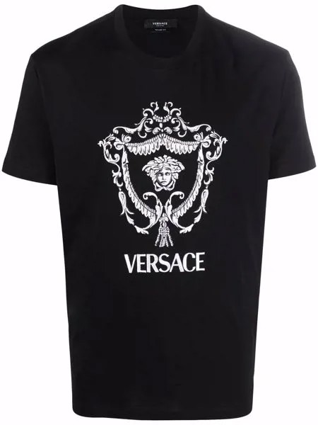 Versace футболка с принтом Medusa