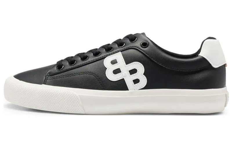 Кроссовки HUGO BOSS Skateboarding Shoes Men Low-top Black, черный