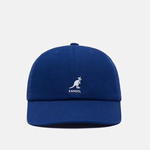 Кепка KANGOL washed baseball, хлопок, размер uni, синий