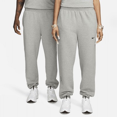 Спортивные брюки Nike NOCTA NOCTA Fleece CS Sweatpants, цвет Dark Grey Heather/Matte Silver/Black