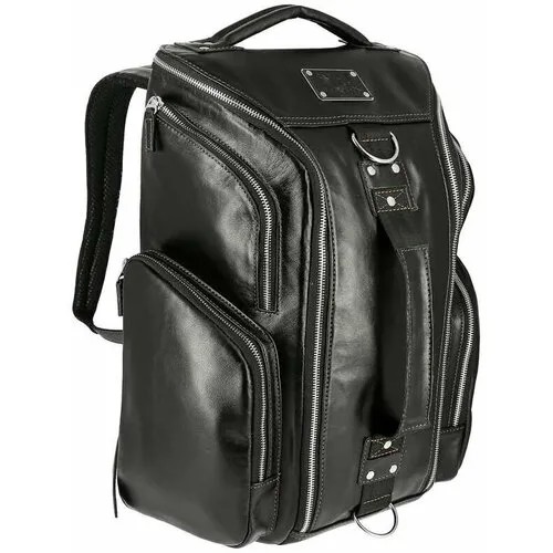 Сумка дорожная сумка-рюкзак Versado, 43х28х20 см, черный