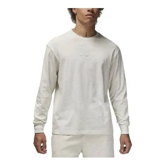 Футболка Air Jordan Wordmark Long-Sleeve T-Shirt 'White', белый