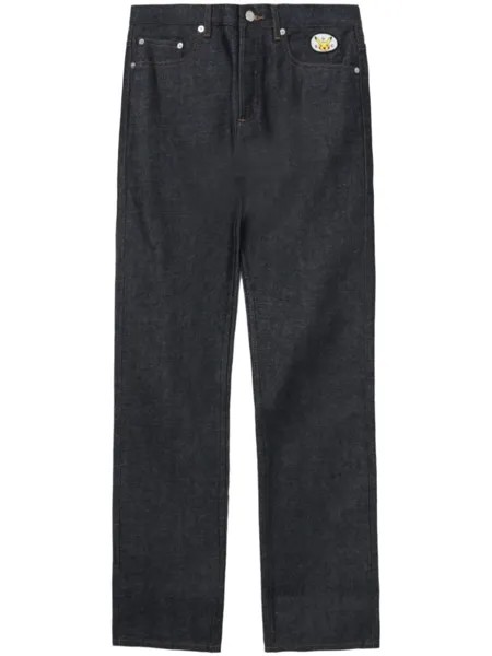 A.P.C. прямые джинсы New Standard из коллаборации с Pokemon, серый