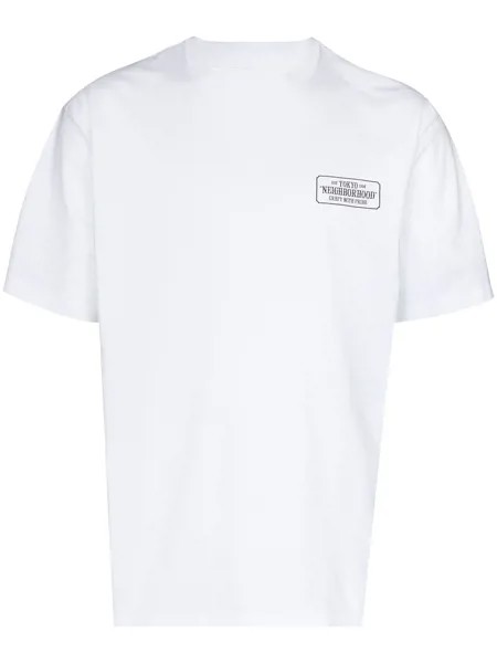 Neighborhood logo-print cotton T-shirt