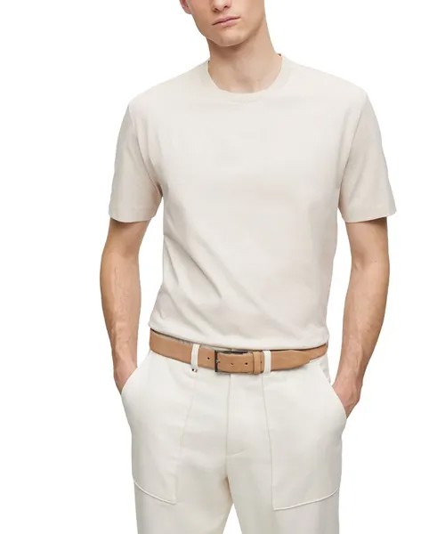 Мужская футболка обычного кроя Hugo Boss, белый