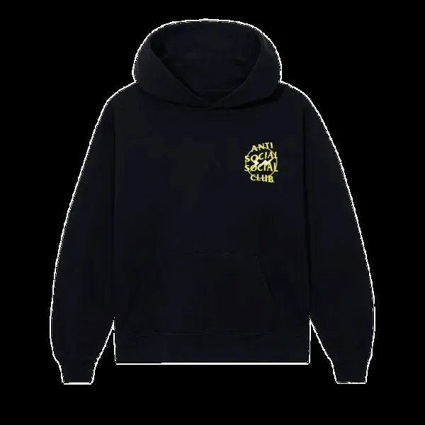 Худи Anti Social Social Club x Fragment Half Tone 'Black/Yellow', черный