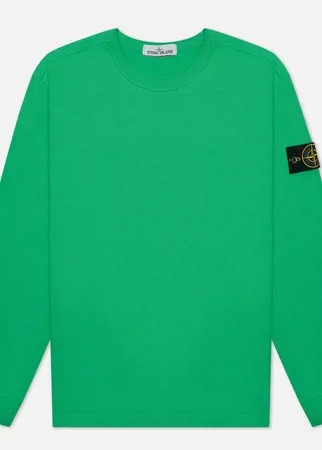 Мужская толстовка Stone Island Classic Crew Neck Lightweight Cotton, цвет зелёный, размер S