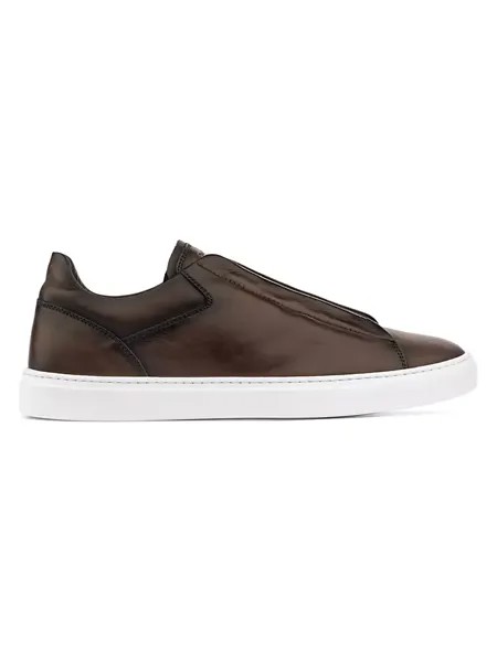 Кожаные низкие кеды Ainsworth To Boot New York, цвет nappa moro