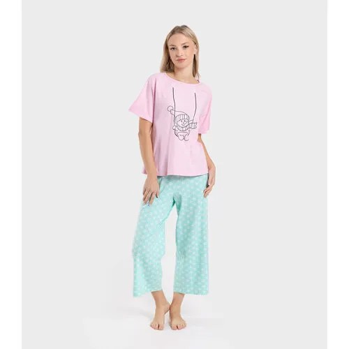 Пижама  SERGE, размер 96, розовый, мультиколор