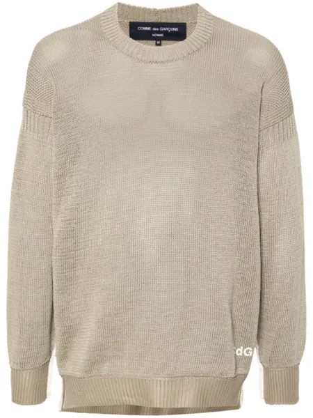 Джемпер с логотипом Comme des Garçons Homme, зеленый