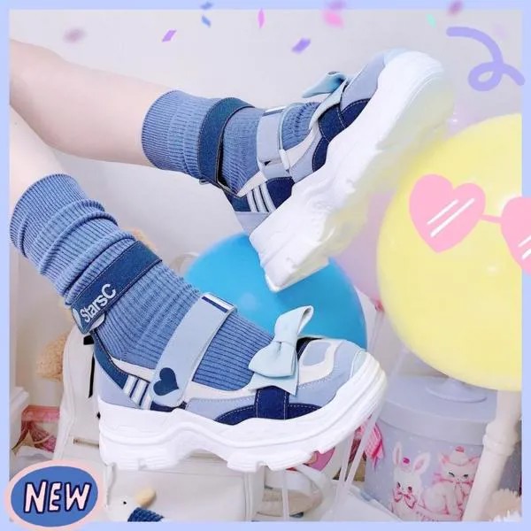 Туфли Lolita Sweet Princess повседневные японские спортивные туфли на толстой подошве в стиле Колледжа Женские туфли для косплея