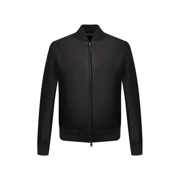 Кожаный бомбер Brioni