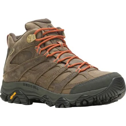 Походные ботинки Moab 3 Prime Mid WP — широкие мужские Merrell, цвет Canteen