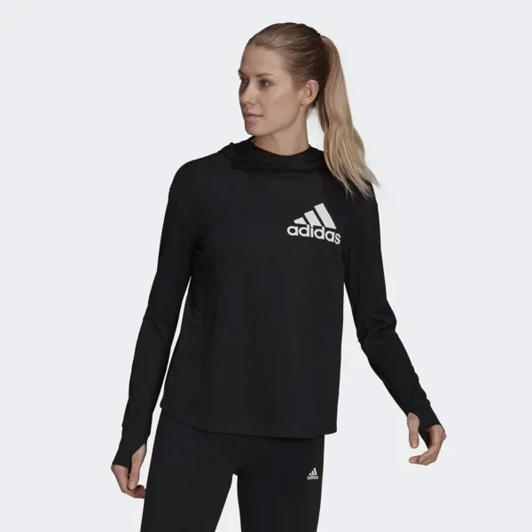 Лонгслив AEROREADY Lightweight Hooded adidas Sportswear