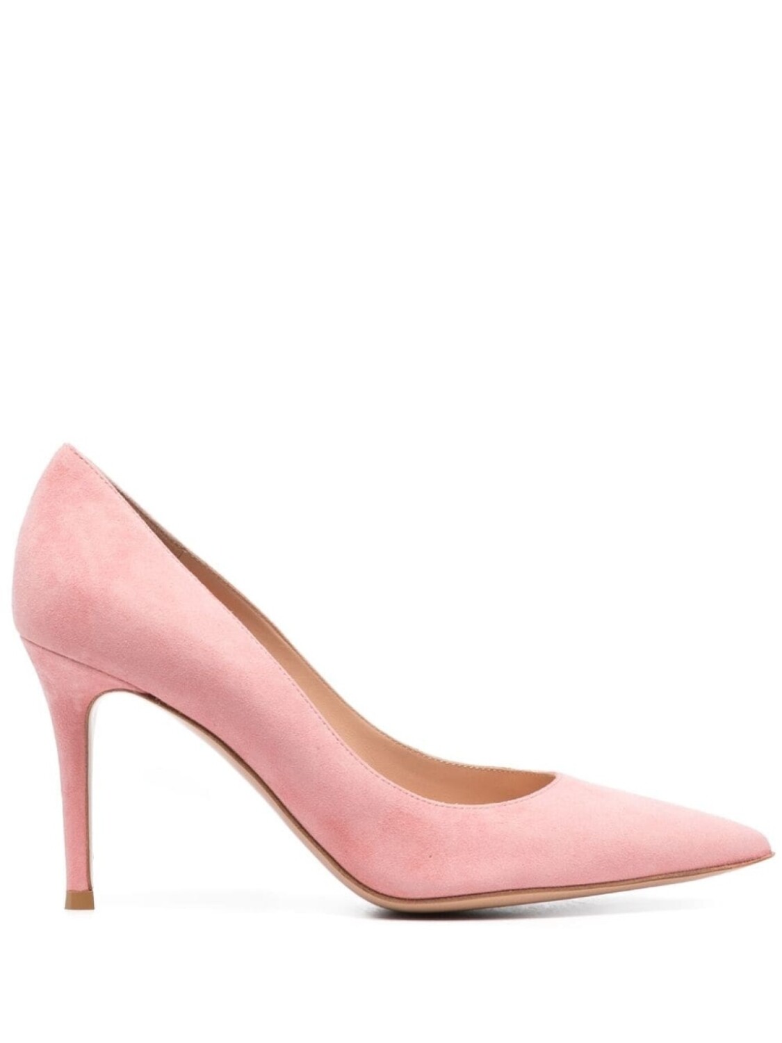 Gianvito Rossi туфли с заостренным носком, розовый