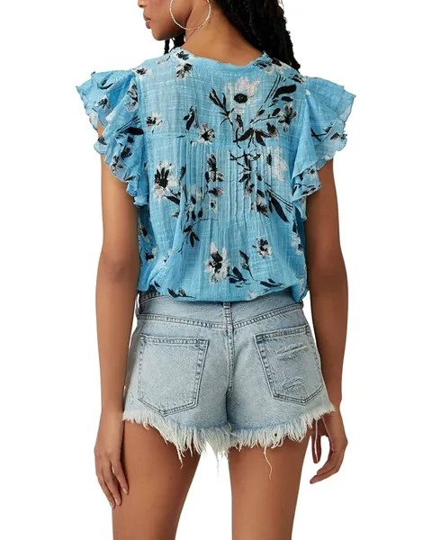 Топ Free People Naya Printed Top, цвет Day Dream Combo