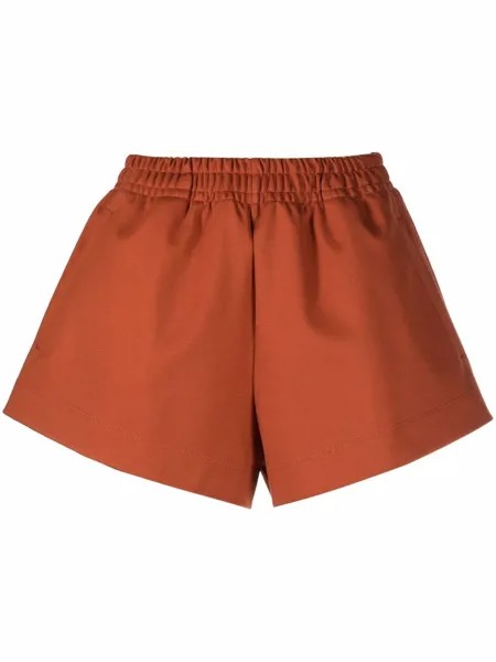 Styland wide-leg organic cotton shorts