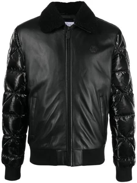 Philipp Plein бомбер оверсайз, черный