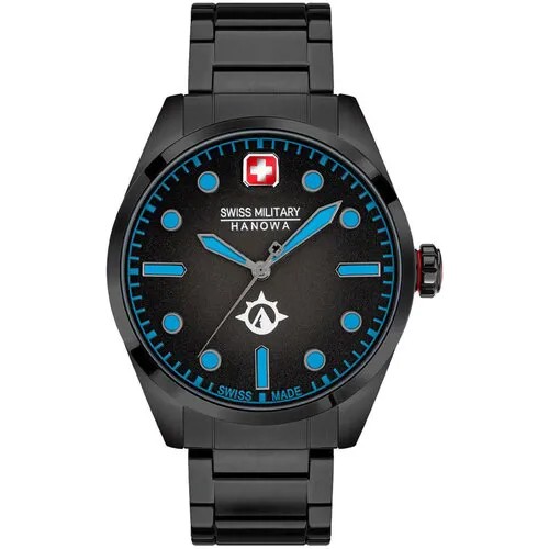 Наручные часы Swiss Military Hanowa SMWGG2100530, голубой, черный