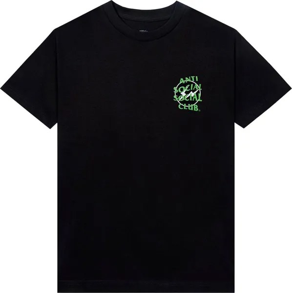 Футболка Anti Social Social Club x Fragment Precious Petals Tee 'Black/Green', черный