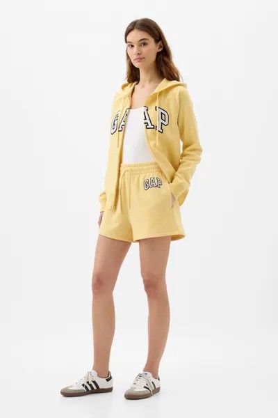 Спортивные шорты без застежки с логотипом Gap, желтый