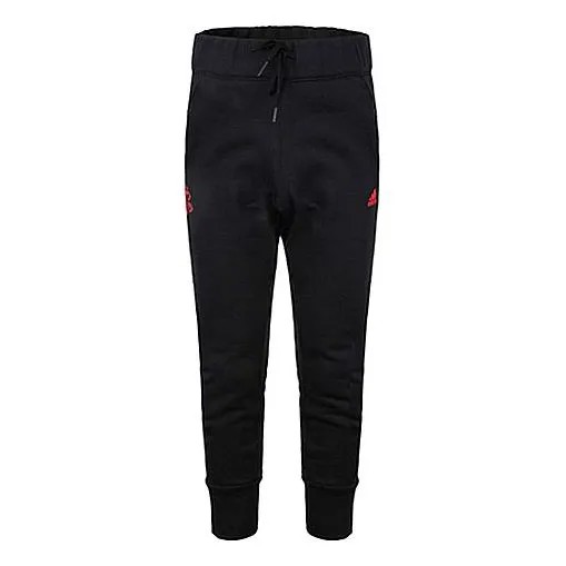 Спортивные штаны adidas Fleece Lined Athleisure Casual Sports Slim Fit Long Pants Black, черный