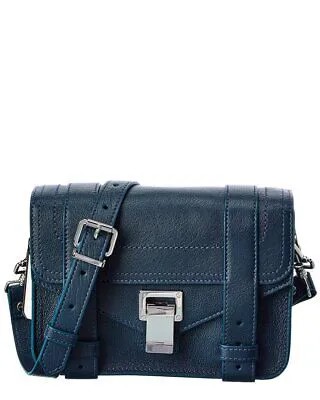 Женская кожаная сумка через плечо Proenza Schouler Ps1 Mini, синяя
