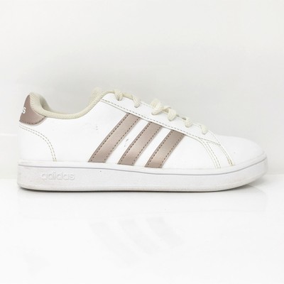 Adidas Girls Grand Court EF0101 Белая повседневная обувь Кроссовки Размер 2