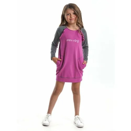 Платье Mini Maxi, размер 98, фиолетовый, розовый
