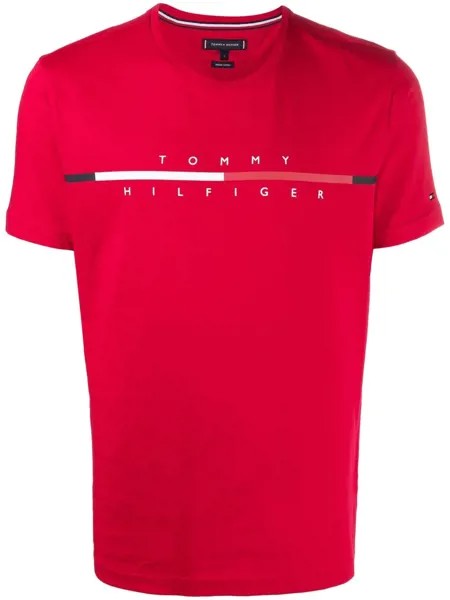 Tommy Hilfiger футболка из органического хлопка с логотипом