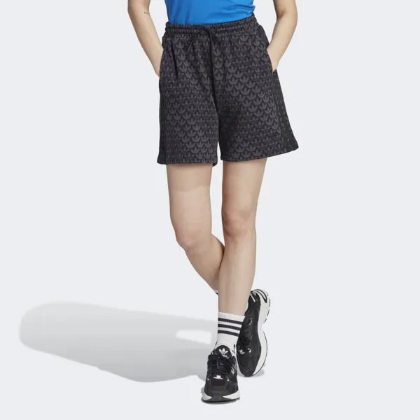 Шорты Adidas Originals Trefoil Monogram Shorts, Черный