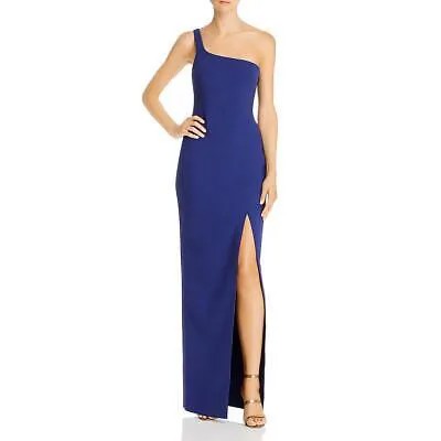 Вероятно женское вечернее платье Camden синего цвета с разрезом по бокам на одно плечо 14 BHFO 7022