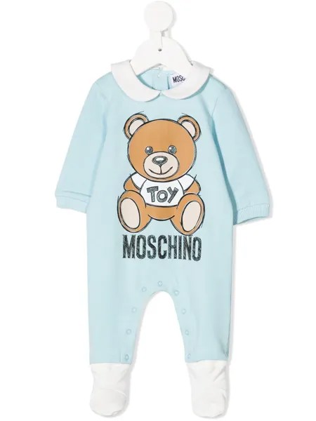 Moschino Kids комбинезон с логотипом