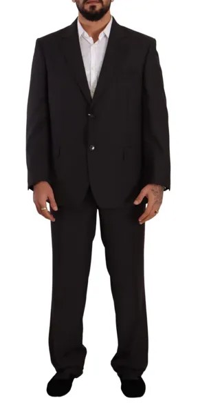 DOMENICO TAGLENTE Костюм Серый однобортный деловой костюм из полиэстера IT53 / US43 300 долларов США