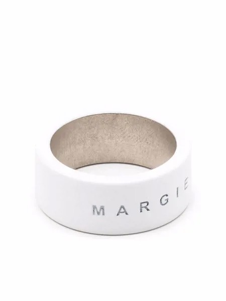 MM6 Maison Margiela кольцо с гравировкой логотипа