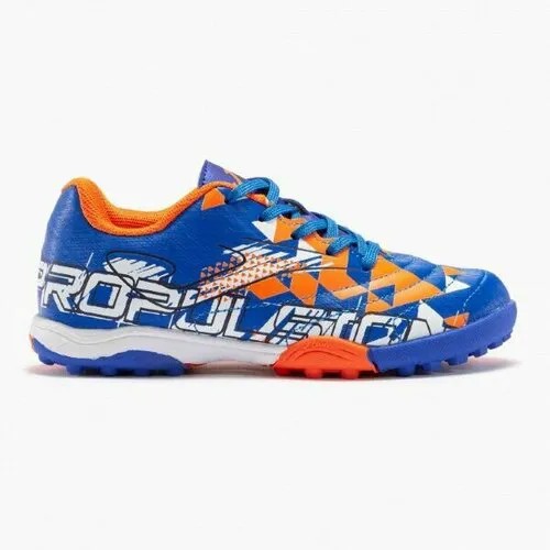 Бутсы  joma, размер 37, синий, оранжевый