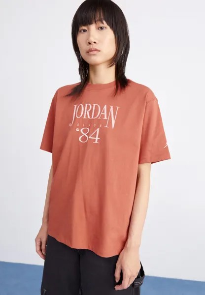 Футболка с принтом Heritage Tee Jordan, цвет dusty peach/(legend sand)