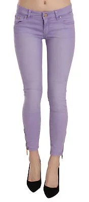 Джинсы GAETANO NAVARRA Purple Slim Fit Denim с потертой талией IT40 / US6 / S Рекомендуемая розничная цена 600 $