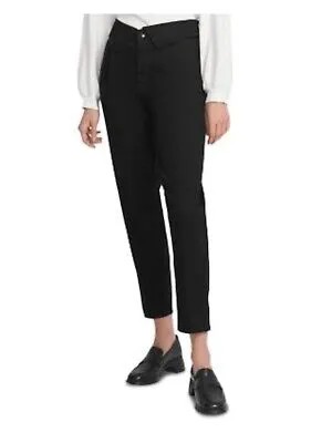 J BRAND Женские черные укороченные джинсы со складками и карманами и высокой талией J BRAND 26