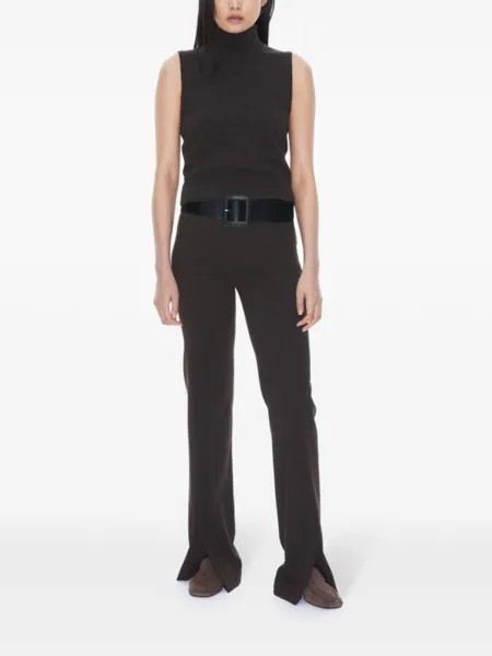 Filippa K жилет с высоким воротником, коричневый